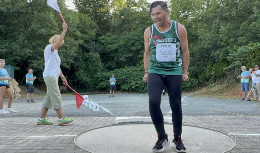 Finaliza Juan Rodríguez Mascorro Abierto Europeo de Atletismo para atletas con Síndrome de Down con cuatro&nbsp;medallas