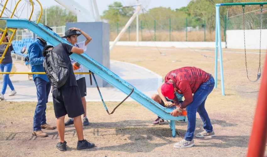 Trabajan ITJUVE y SEBIEN en beneficio de los&nbsp;parques