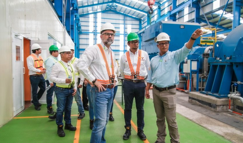 Visita SEDENER construcción de central de cogeneración de energía en Ciudad&nbsp;Mante