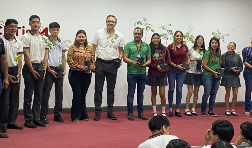 Fomentan conciencia ambiental en alumnos del CBTis&nbsp;24