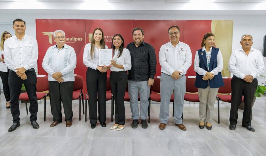 Entrega SET nombramientos de promoción a docentes y personal administrativo en Normales de&nbsp;Tamaulipas
