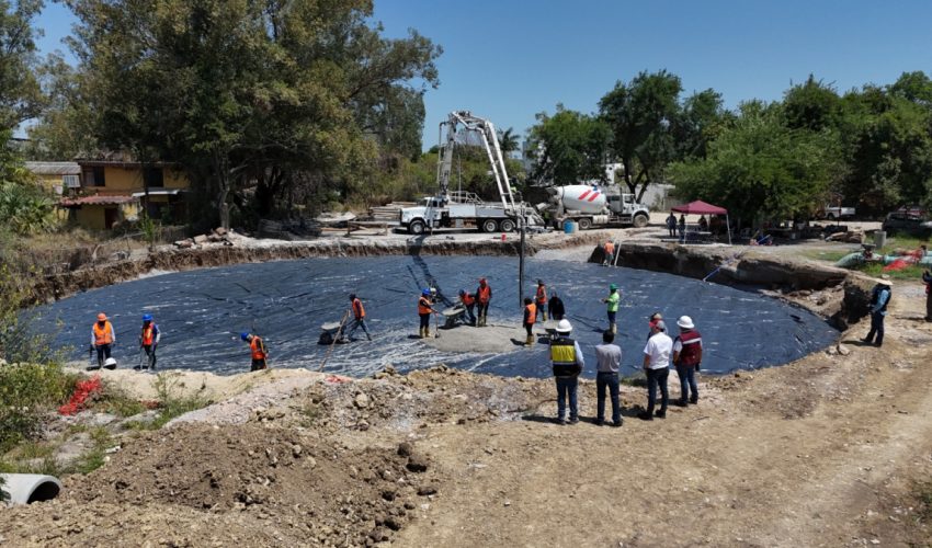 Construye Gobierno de Tamaulipas tanque de almacenamiento de agua potable en&nbsp;Victoria