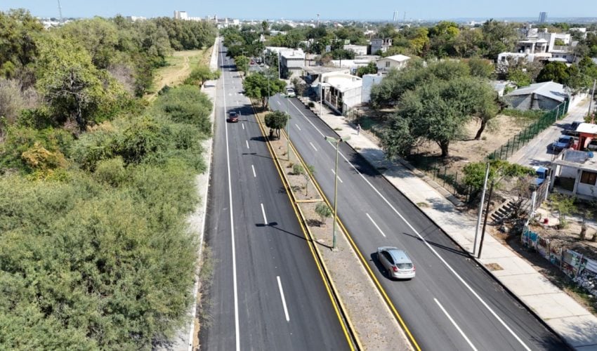 Obras viales e hidráulicas transforman la capital de&nbsp;Tamaulipas
