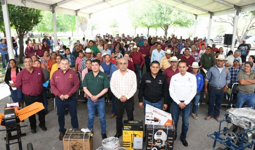 Impulsa Gobierno de Tamaulipas al campo con entrega de implementos&nbsp;agrícolas