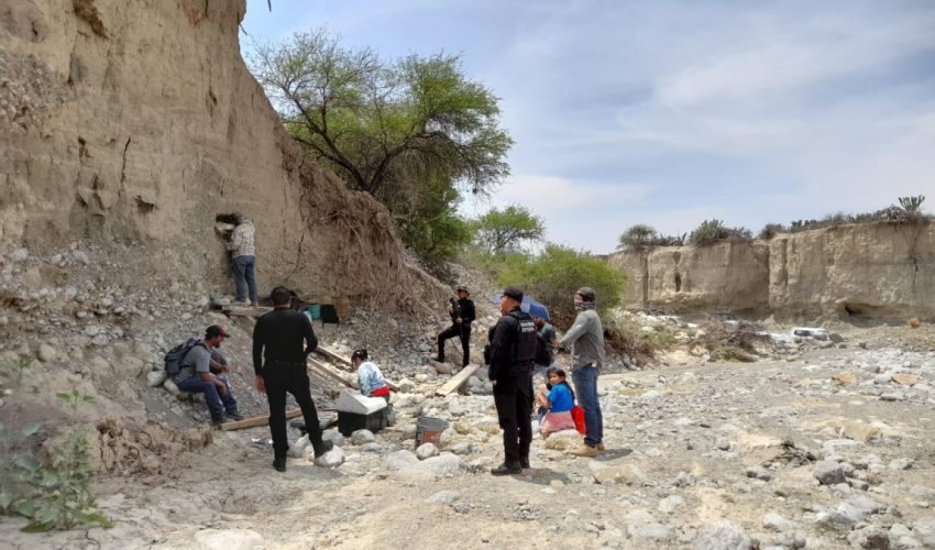 Apoya Guardia Estatal en traslado de presuntos restos de mamut encontrados en&nbsp;Tula