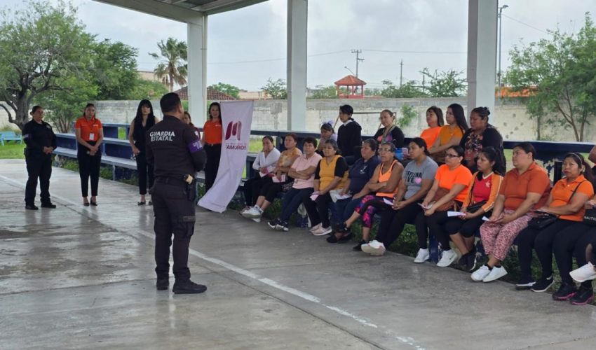Recibe Guardia Estatal de Género reconocimiento en Matamoros por trabajo&nbsp;preventivo