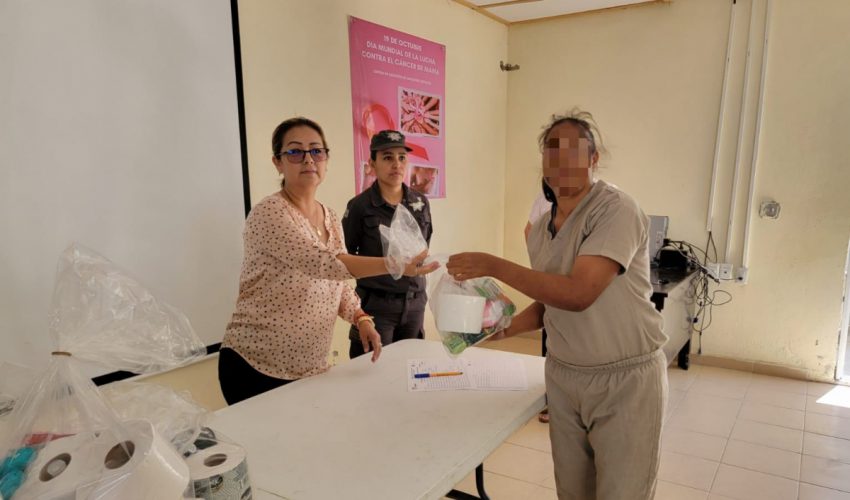 Reciben mujeres del CEDES Reynosa artículos de higiene y fórmulas lácteas para sus hijos e&nbsp;hijas