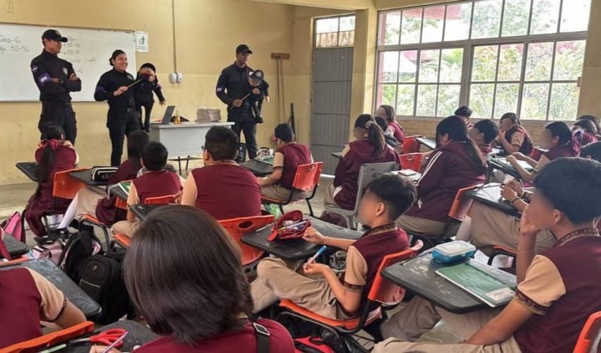 Imparte Guardia Estatal de Género pláticas contra la violencia a niñas y niños de San&nbsp;Fernando