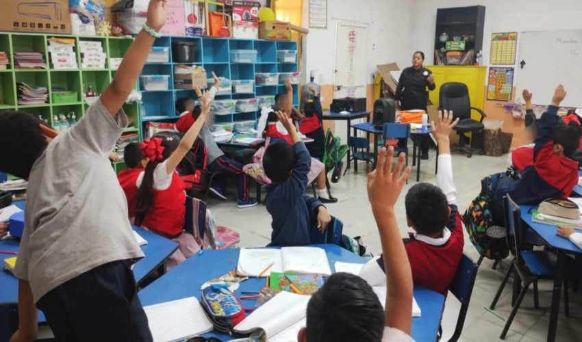 Imparte Guardia Estatal de Género talleres preventivos en primaria de&nbsp;Reynosa