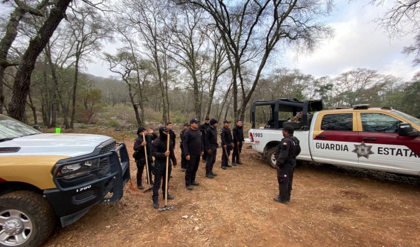 A través del Plan Tamaulipas se suma Guardia Estatal al combate del incendio forestal en la Biósfera El&nbsp;Cielo