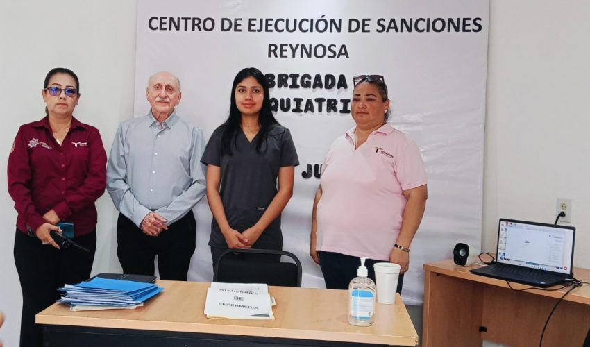 Reciben PPLs en CEDES Reynosa atención psiquiátrica&nbsp;gratuita