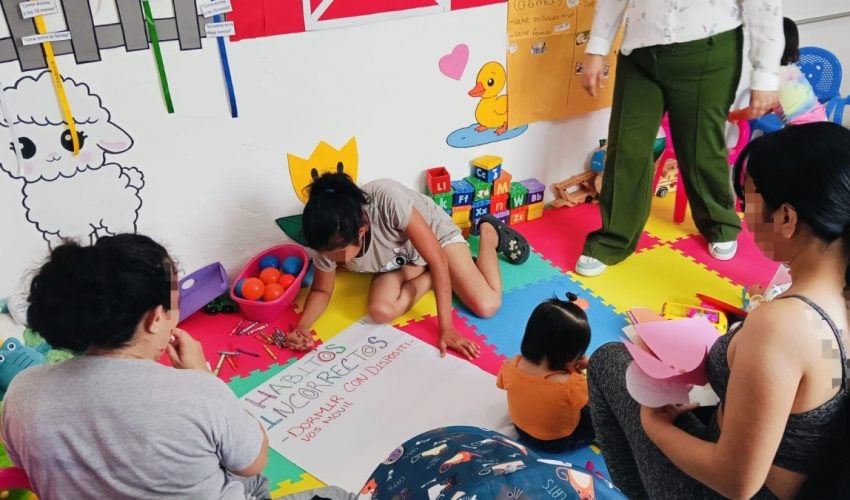 Realizan sesión de educación inicial en CEDES&nbsp;Reynosa