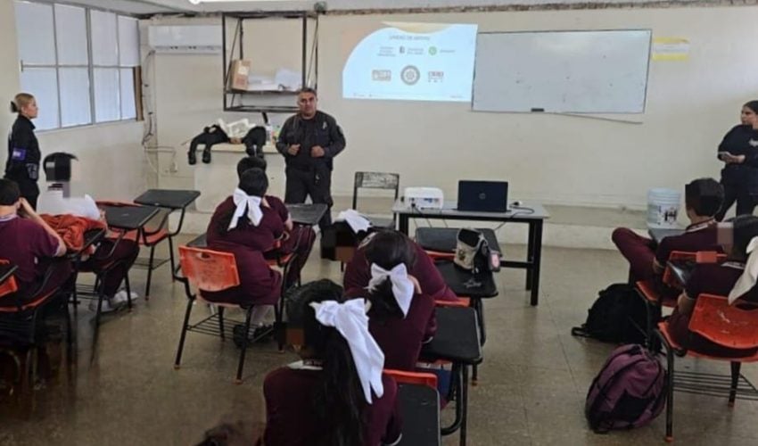 Lleva Guardia Estatal de Género plática para prevenir violencia en el noviazgo a secundaria de Ciudad&nbsp;Madero