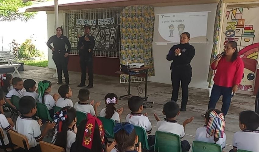 Previene Guardia Estatal de Género violencia en planteles de educación básica de&nbsp;Tampico