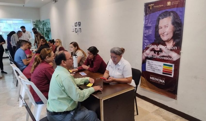 Realiza Salud tamizaje cardiovascular para fortalecer aplicación «Emergencias en&nbsp;Salud»