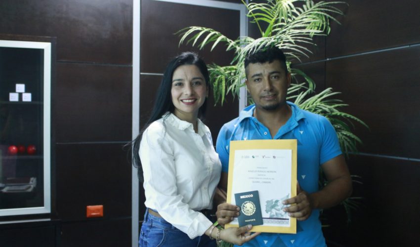 Trabajador tamaulipeco se coloca en empresa agrícola de Canadá mediante el Programa de Trabajadores Temporales&nbsp;Extranjeros