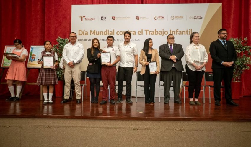 Refrenda STPS compromiso con erradicación del trabajo infantil en&nbsp;Tamaulipas