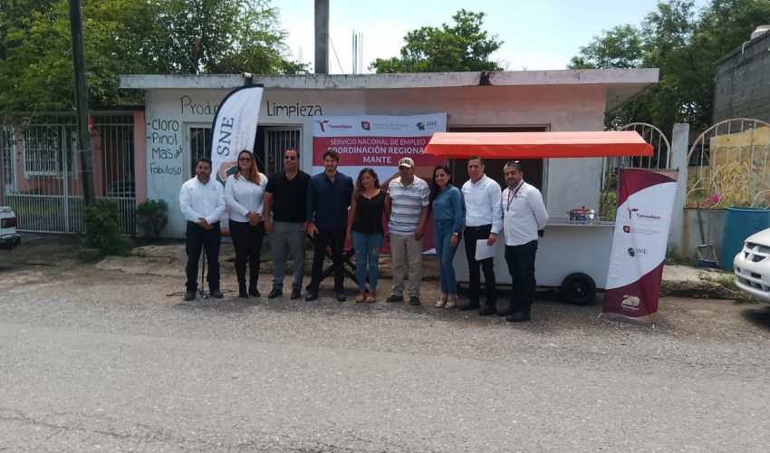 Emprendedores de El Mante reciben apoyo mediante el Subprograma Tamaulipas Emplea – Estrategia Tamaulipas&nbsp;Equipa