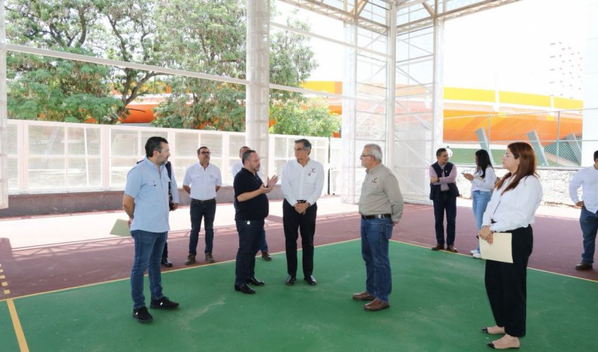 Supervisa Américo obras de infraestructura&nbsp;deportiva