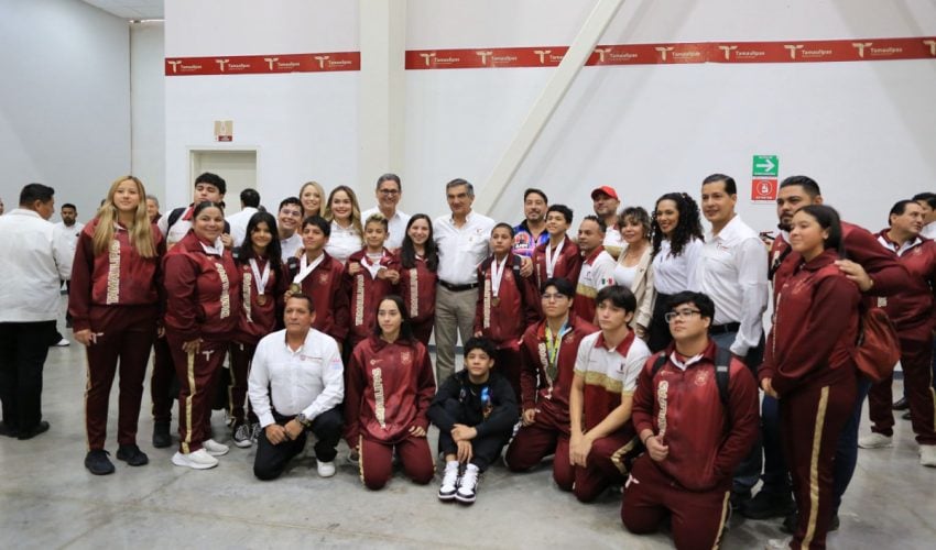 Américo reconoce a deportistas y jóvenes&nbsp;tamaulipecos