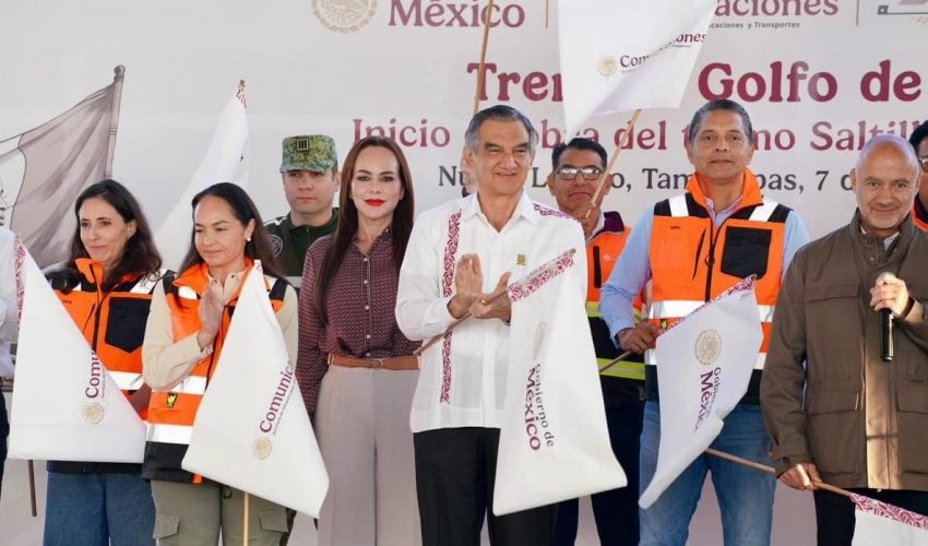 Inicia construcción del tren Nuevo Laredo–Saltillo; será la frontera más importante de América&nbsp;Latina
