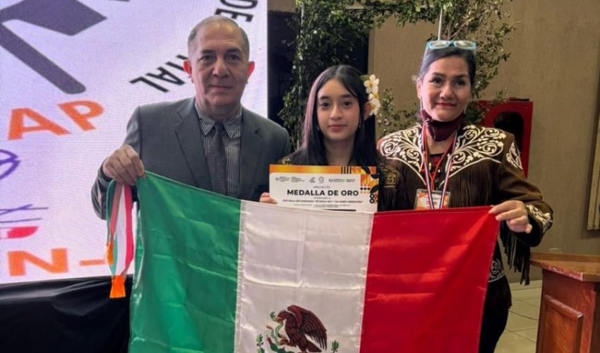 Gana estudiante tamaulipeca medalla de oro en Feria de Ciencias en&nbsp;Paraguay