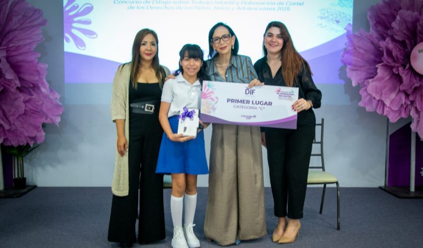 Premia DIF Tamaulipas a ganadores de concursos infantiles de dibujo y&nbsp;cartel