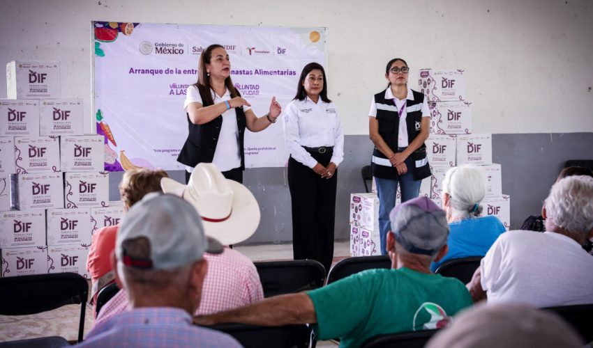 DIF Tamaulipas cumple con la cuarta entrega de canastas alimentarias a más de 63 mil&nbsp;familias