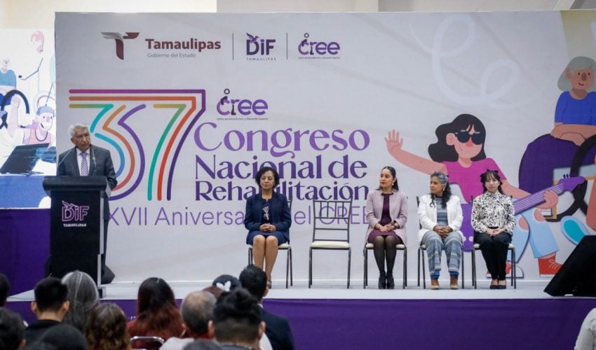 Con éxito se lleva a cabo el 37° Congreso Nacional de Rehabilitación del DIF&nbsp;Tamaulipas