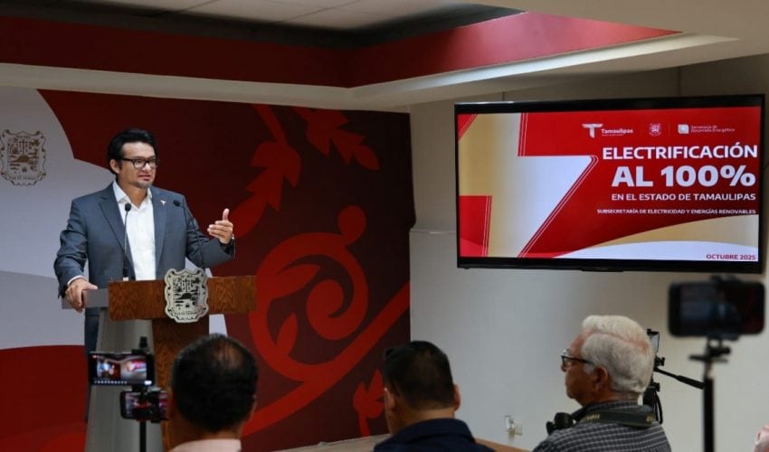 Será Tamaulipas el primer estado electrificado al&nbsp;100%