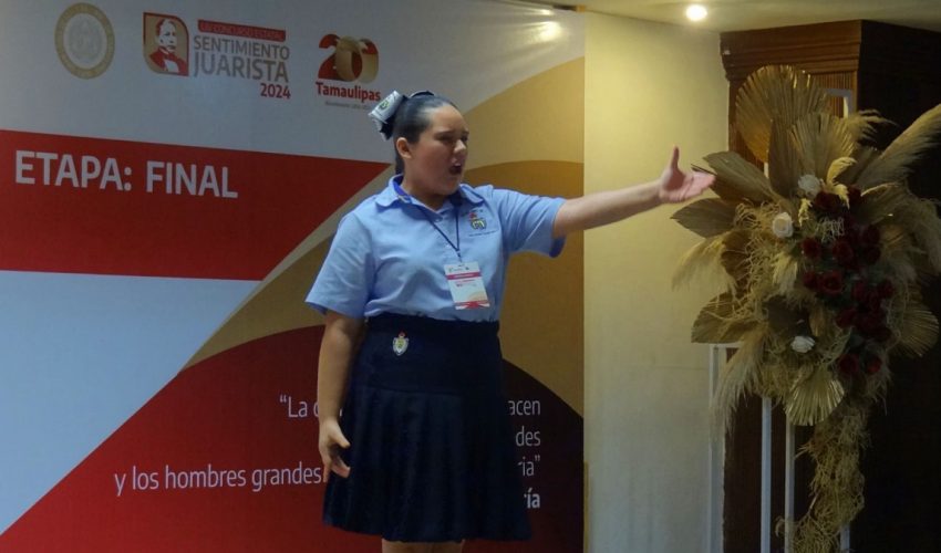 Representará estudiante tamaulipeca a México en el XI Concurso Internacional de Oradores en&nbsp;Perú