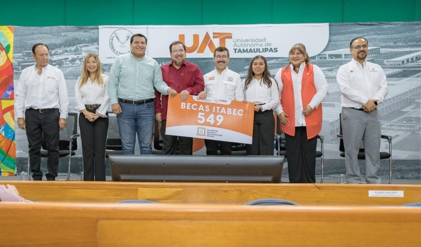 Entrega ITABEC becas “Futuro Tamaulipas Jóvenes de Nivel&nbsp;Superior”