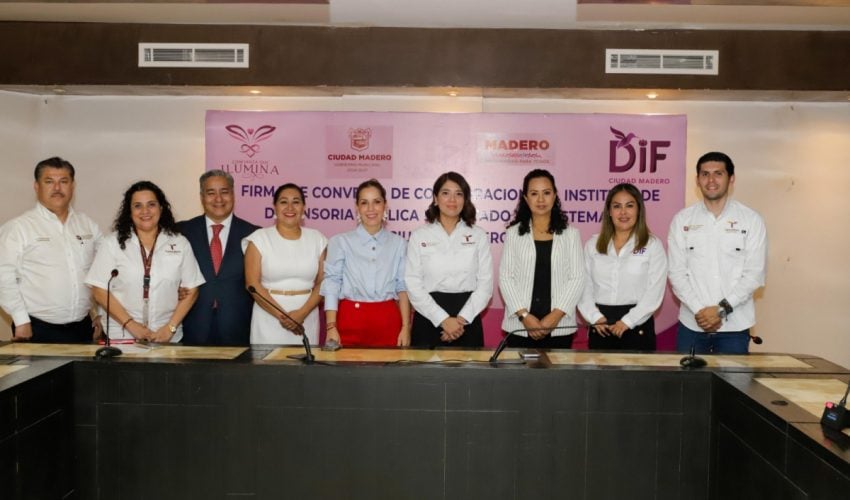 Firma convenio Instituto de Defensoría Pública del Estado de Tamaulipas con DIF Ciudad Madero para garantizar atención jurídica&nbsp;gratuita