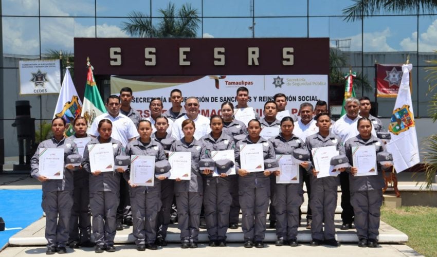 Reconoce SSPT a egresados del Curso de Formación Inicial para Policía&nbsp;Penitenciaria