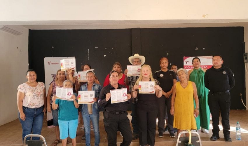 Imparte Guardia Estatal de Género plática comunitaria para prevenir violencia hacia las&nbsp;mujeres