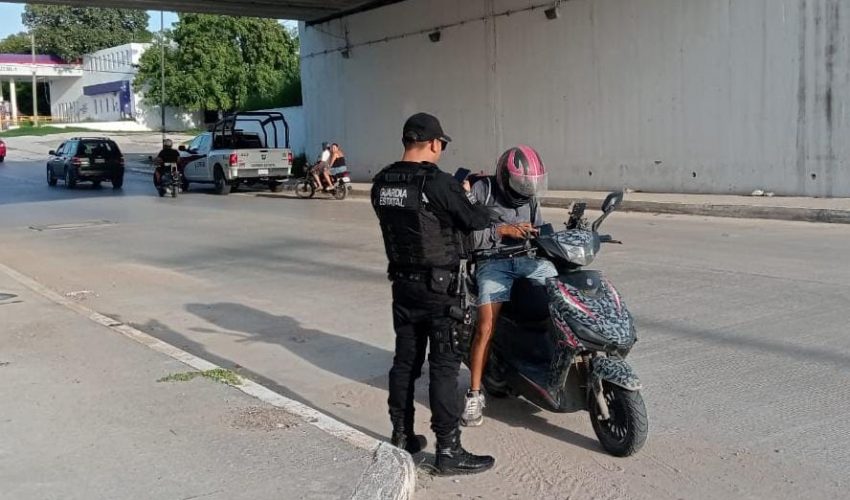 Operativo “Moto Segura” inspecciona diariamente hasta 300 motocicletas a lo largo de la&nbsp;entidad
