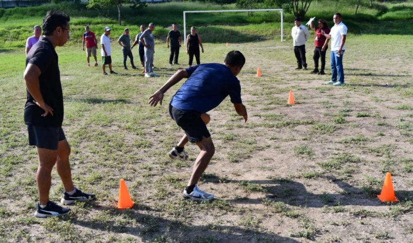 Presentan custodios penitenciarios evaluación de aptitud física para promoción de&nbsp;grados