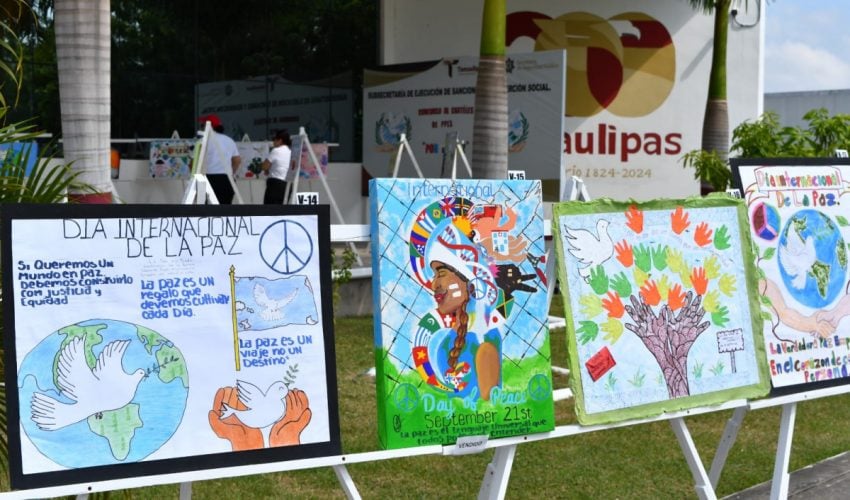 Expresan PPLs su visión de paz con lápiz y&nbsp;acuarela