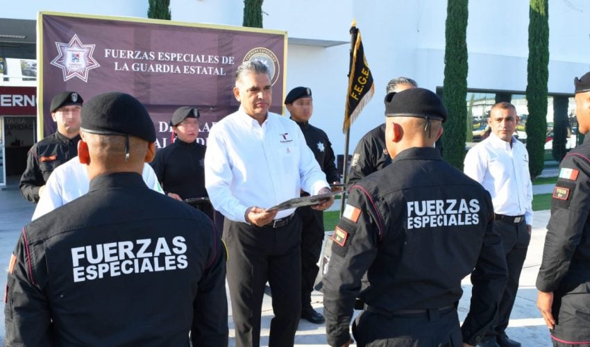 Recibe SSPT a nuevos elementos que concluyeron el décimo escalón del Curso de Fuerza Especiales de la Guardia&nbsp;Estatal