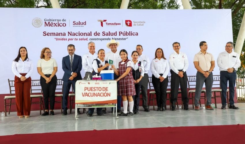 Supera Tamaulipas meta establecida en Semana Nacional de Salud Pública&nbsp;2025